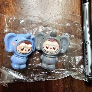 LaBuBu Ceramic Figurines - Set Of 2